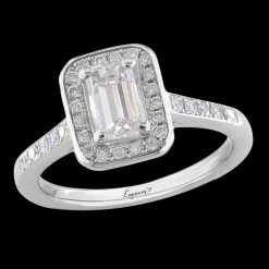Pre-owned Cluster 0.72ct G SI2 Diamond Platinum Ring