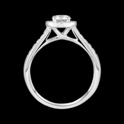 Pre-Owned Cluster 0.50ct G SI1 Diamond Platinum Ring