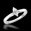 Pre-Owned Solitaire 0.41ct F VS1 Diamond Platinum Ring