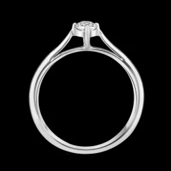 Pre-Owned Solitaire 0.41ct F VS1 Diamond Platinum Ring