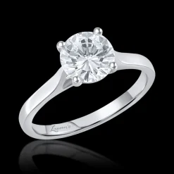 Pre-Owned Solitare 1.37ct G VS2 Diamond Platinum Ring