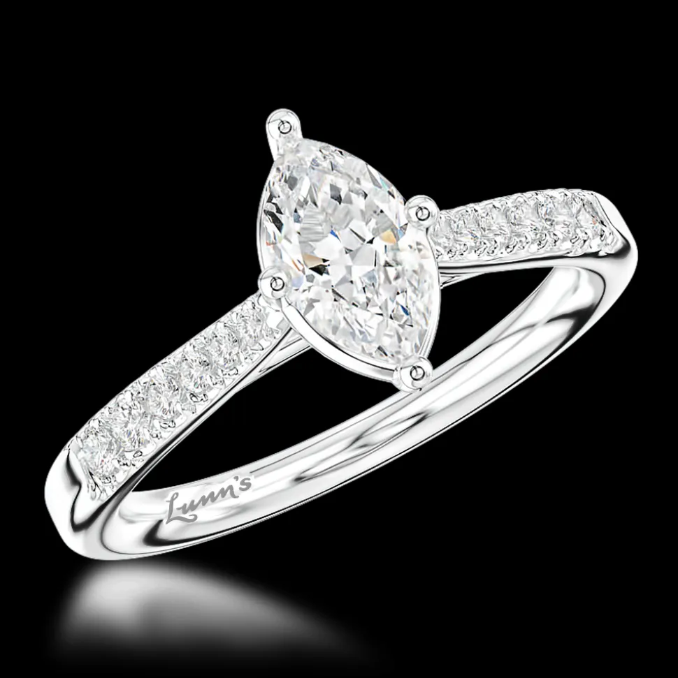 Solitaire 0.70ct D SI1 Diamond Platinum Ring