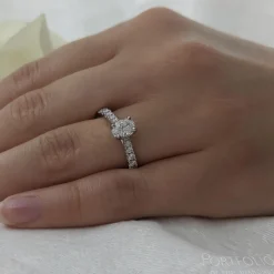 Solitaire 0.50ct D SI1 Diamond Platinum Ring