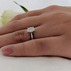 Solitaire 0.70ct D SI1 Diamond Platinum Ring