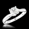 Solitaire 0.80ct D VS2 Diamond Platinum Ring