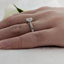 Solitaire 0.71ct D VS1 Diamond Platinum Ring