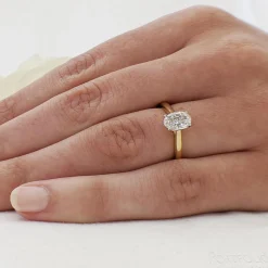 Solitaire 1.20ct D VS2 Diamond Yellow Gold/Platinum Ring
