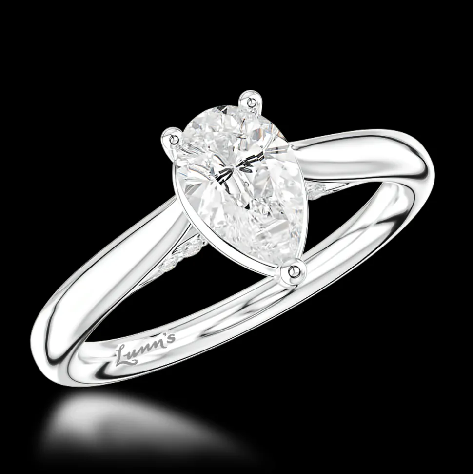 Solitaire 0.70ct E SI1 Diamond Platinum Ring
