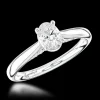 Solitaire 0.40ct E SI1 Diamond Platinum Ring