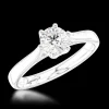 Solitaire 0.50ct E SI1 Diamond Platinum Ring