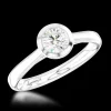 Solitaire 0.71ct E SI1 Diamond Platinum Ring