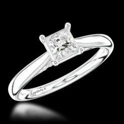 Solitaire 0.50ct E VS2 Diamond Platinum Ring