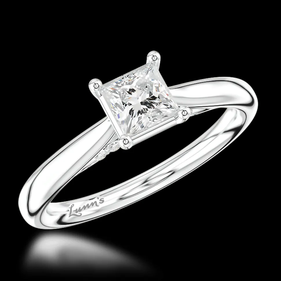 Solitaire 0.50ct E VS2 Diamond Platinum Ring