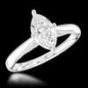 Solitaire 0.70ct E VS1 Diamond Platinum Ring