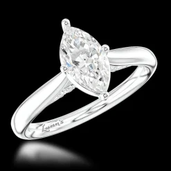 Solitaire 0.70ct E VS1 Diamond Platinum Ring
