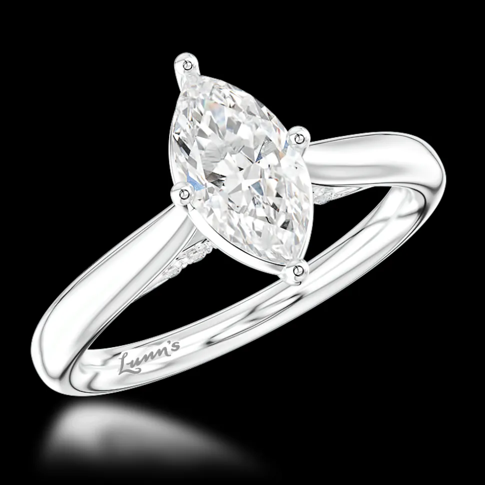 Solitaire 0.70ct E VS1 Diamond Platinum Ring