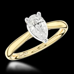 Solitaire 1.20ct E VS2 Diamond Yellow Gold/Platinum Ring