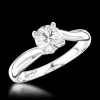 Solitaire 0.50ct E VS2 Diamond Platinum Ring