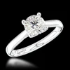 Solitaire 0.40ct E VS2 Diamond Platinum Ring