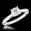 Solitaire 0.70ct E VS2 Diamond Platinum Ring