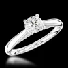 Solitaire 0.50ct E VS2 Diamond Platinum Ring