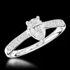 Solitaire 0.50ct E VS2 Diamond Platinum Ring