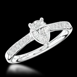 Solitaire 0.50ct E VS2 Diamond Platinum Ring