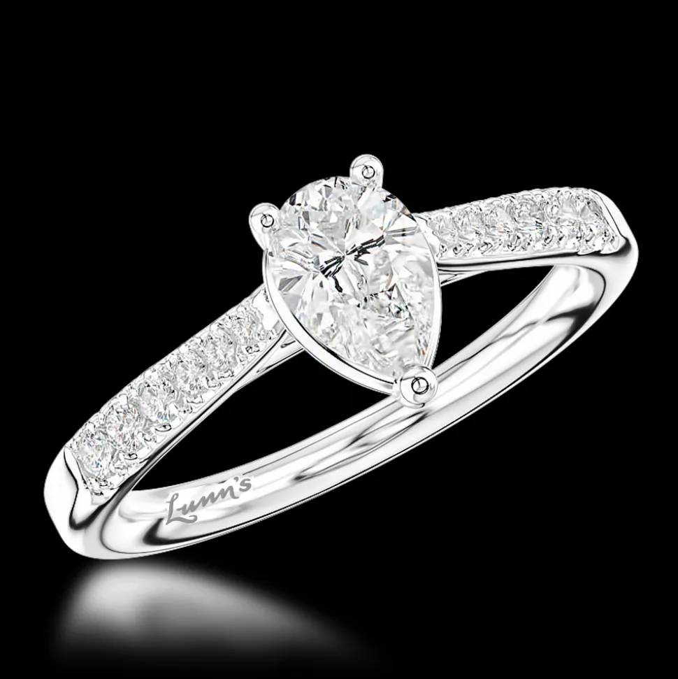 Solitaire 0.50ct E VS2 Diamond Platinum Ring