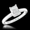 Solitaire 1.00ct E VS1 Diamond Platinum Ring