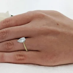 Solitaire 1.20ct E VS2 Diamond Yellow Gold/Platinum Ring
