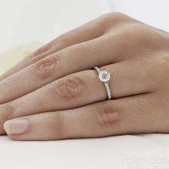 Solitaire 0.50ct E VS2 Diamond Platinum Ring