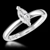 Solitaire 0.42ct E VSI Diamond Platinum Ring