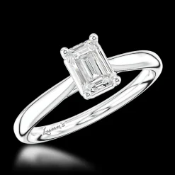 Solitaire 1.20ct F SI1 Diamond Platinum Ring