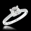 Solitaire 0.70ct F SI1 Diamond Platinum Ring