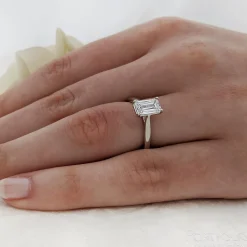 Solitaire 1.20ct F SI1 Diamond Platinum Ring