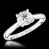 Solitaire 0.90ct F VS2 Diamond Platinum Ring