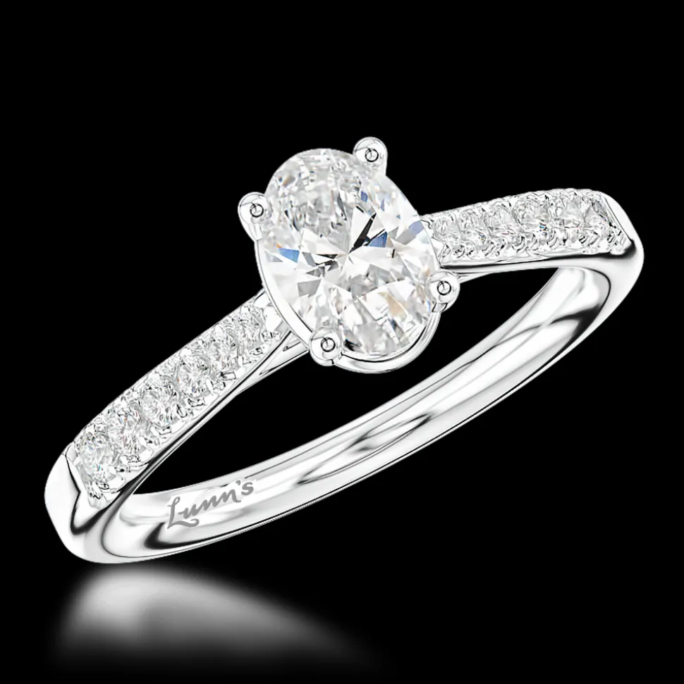 Solitaire 0.70ct F VS1 Diamond Platinum Ring