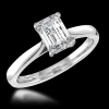 Solitaire 0.80ct F VS1 Diamond Platinum Ring