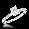 Solitaire 0.70ct F VS2 Diamond Platinum Ring