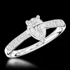 Solitaire 0.70ct F VS1 Diamond Platinum Ring