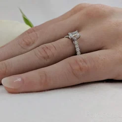 Solitaire 0.60ct F VS1 Diamond Platinum Ring