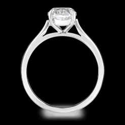Solitaire 2.01ct F VS2 Diamond Platinum Ring