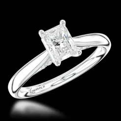 Solitaire 0.70ct G SI1 Diamond Platinum Ring