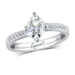 Solitaire 0.80ct G SI1 Diamond Platinum Ring