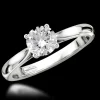 Solitaire 0.81ct G SI2 Diamond Plantinum Ring