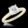Solitaire 1.20ct G SI1 Diamond Yellow Gold/Platinum Ring