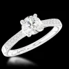 Solitaire 0.90ct G SI1 Diamond Platinum Ring