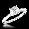 Solitaire 1.30ct G SI1 Diamond Platinum Ring