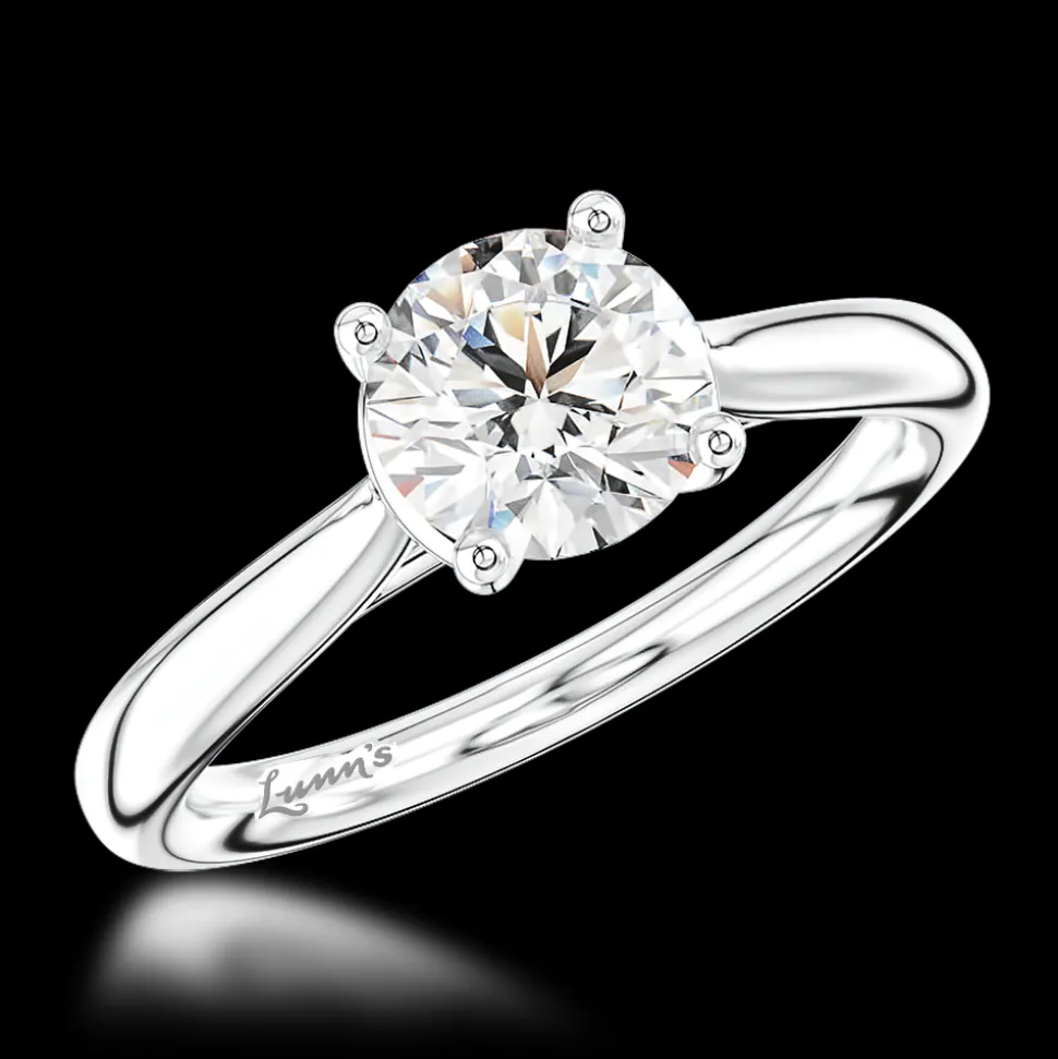 Solitaire 1.20ct G SI1 Diamond Platinum Ring