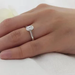 Solitaire 0.80ct G SI1 Diamond Platinum Ring